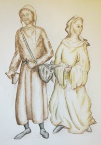 nun and stonemason
